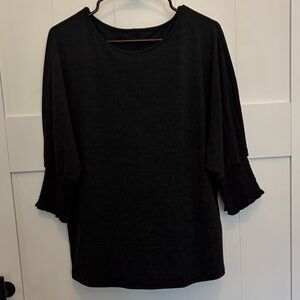 Elegant Black Women's Sweater Top